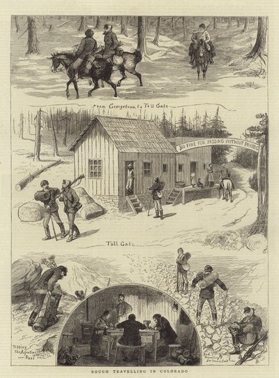 Ruw reizen in Colorado door William Ralston